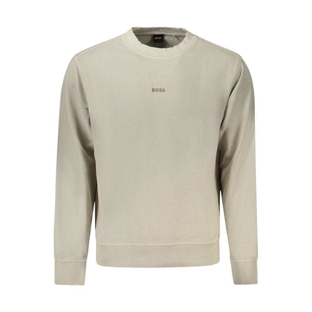 Ανδρικό πουλόβερ Hugo Boss Beige Cotton