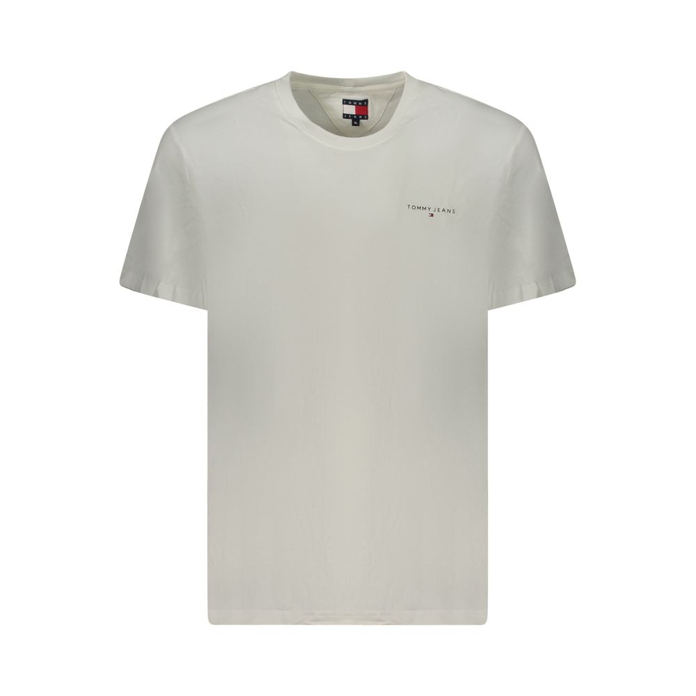 Ανδρικό μπλουζάκι Tommy Hilfiger White Cotton
