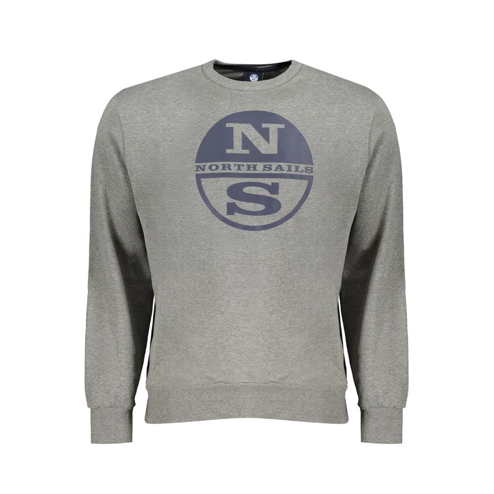North Sails Brown Cotton Men Sweater