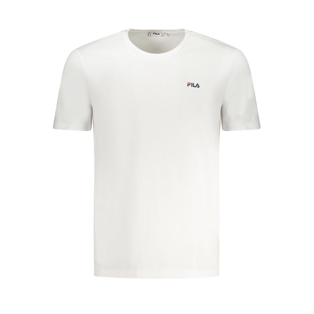 Βαμβακερό μπλουζάκι Fila Blue