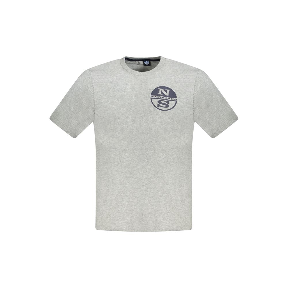 North Sails Brown Cotton Men T-Shirt
