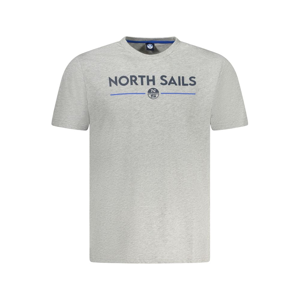 Ανδρικό μπλουζάκι North Sails Grey Cotton