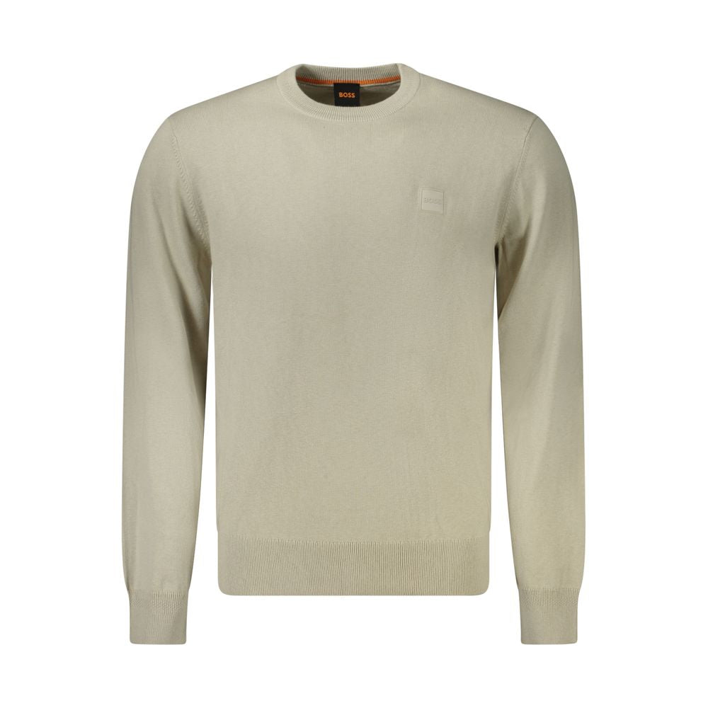 Ανδρικό πουλόβερ Hugo Boss Beige Cotton