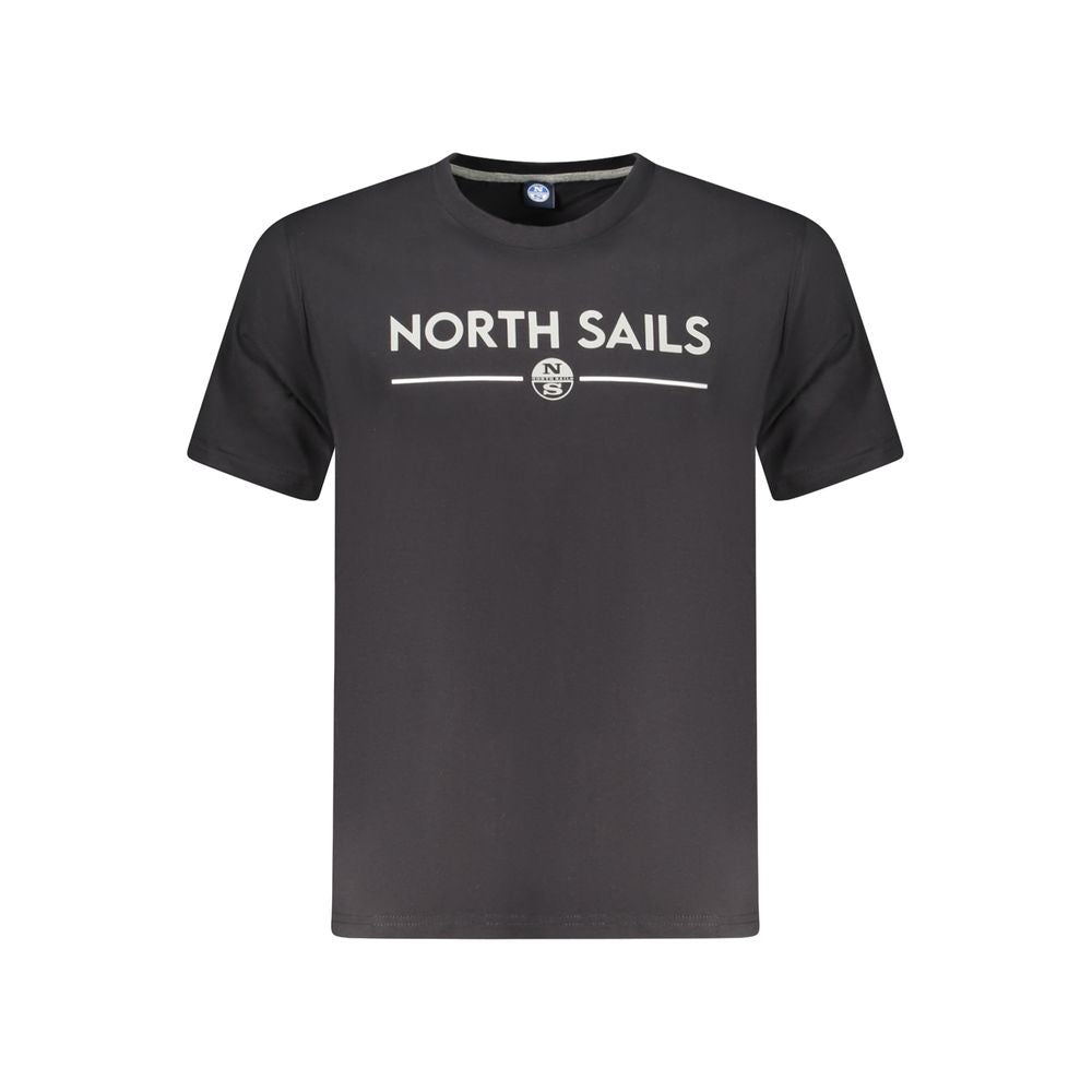 Ανδρικό μπλουζάκι North Sails Black Cotton