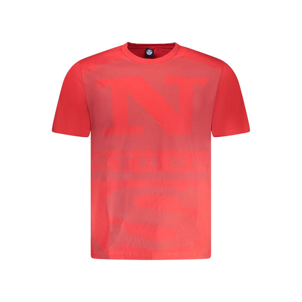 Ανδρικό T-shirt North Sails Red Cotton