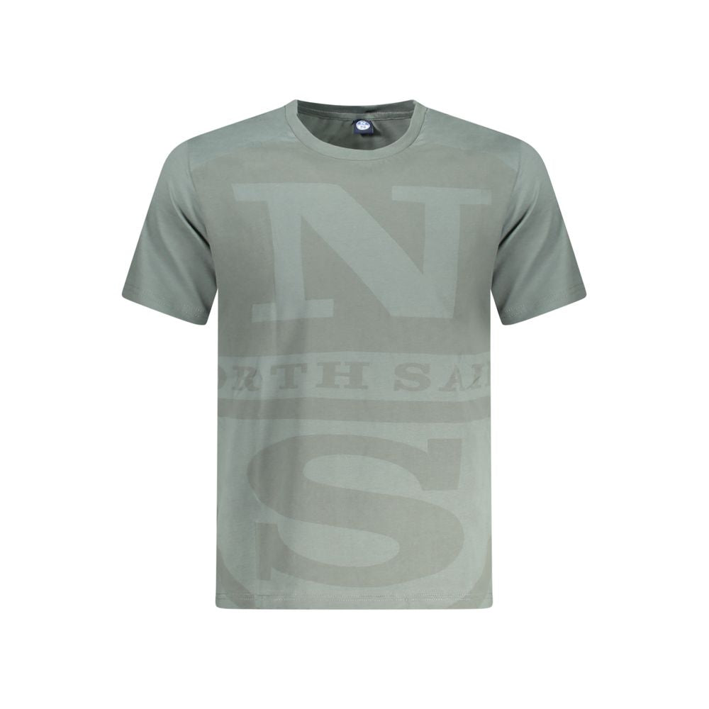 Ανδρικό μπλουζάκι North Sails Green Cotton