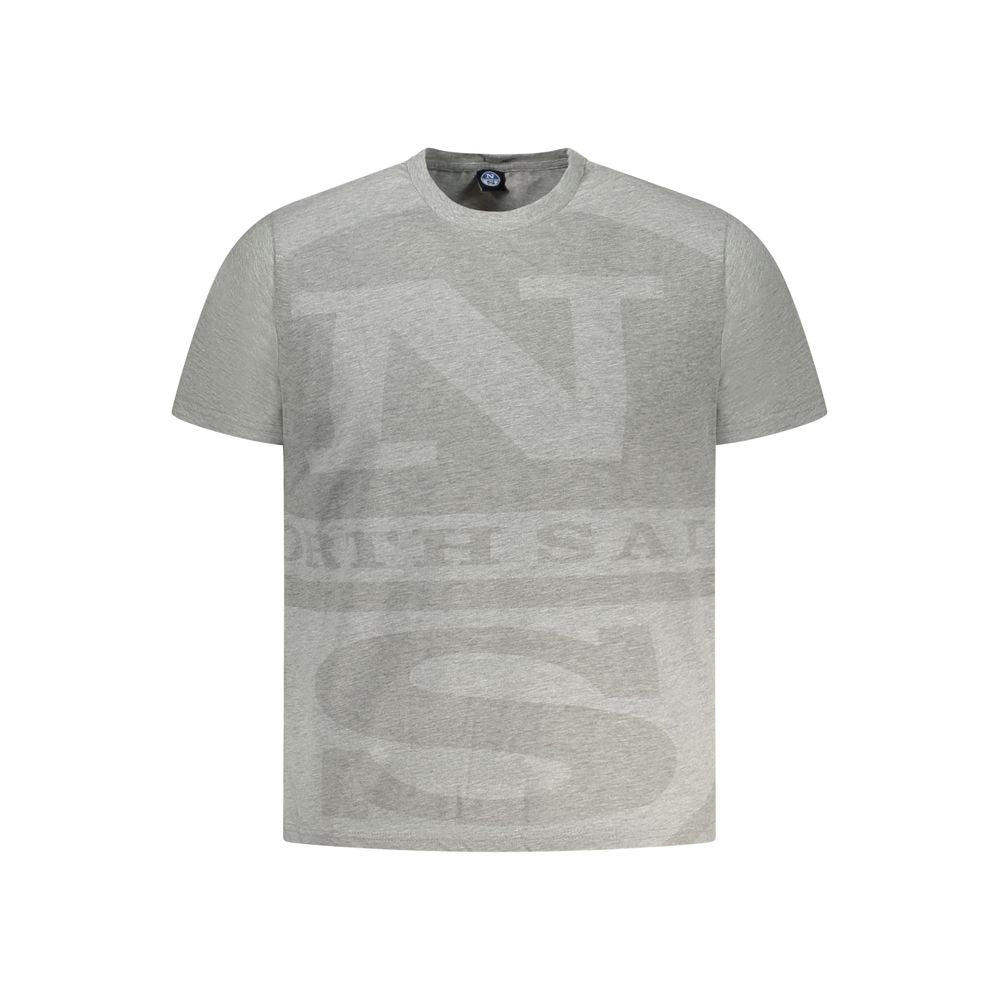 Ανδρικό μπλουζάκι North Sails Grey Cotton