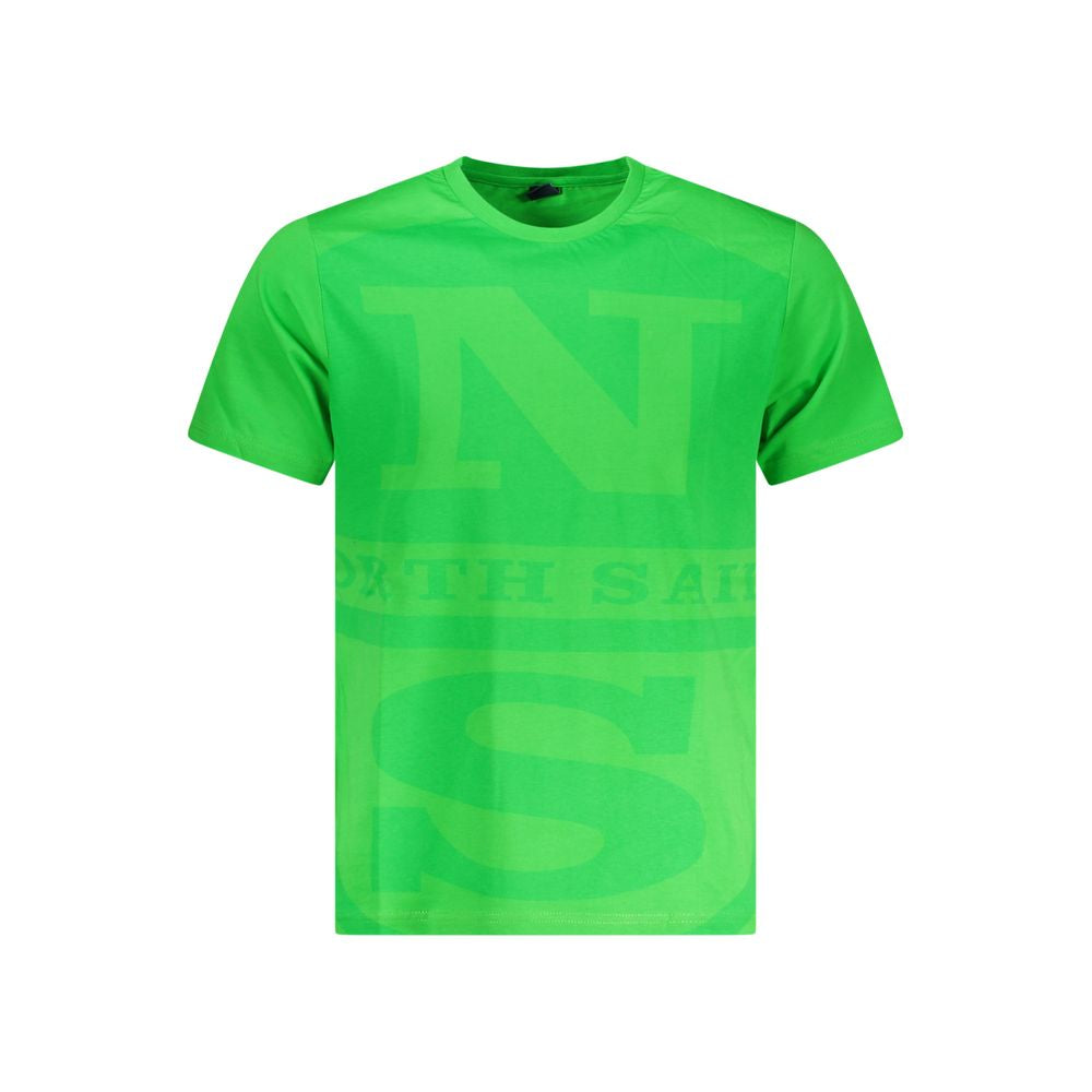Ανδρικό μπλουζάκι North Sails Green Cotton
