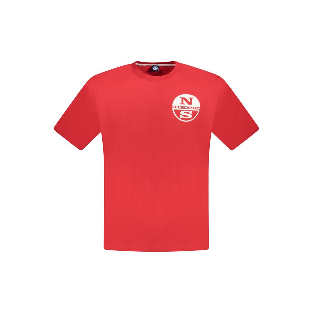 Ανδρικό T-shirt North Sails Red Cotton
