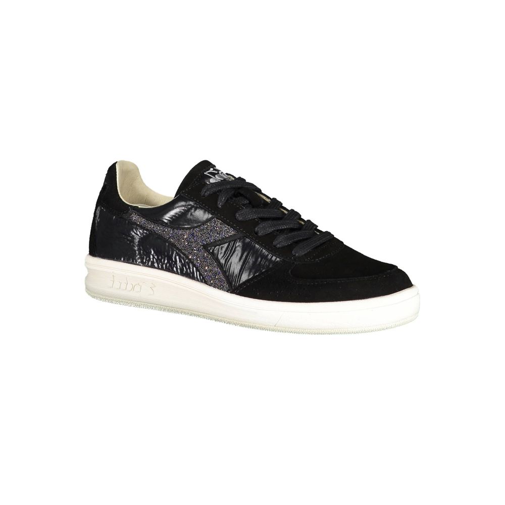 Diadora Μαύρο Δερμάτινο Γυναικείο Αθλητικά Παπούτσια