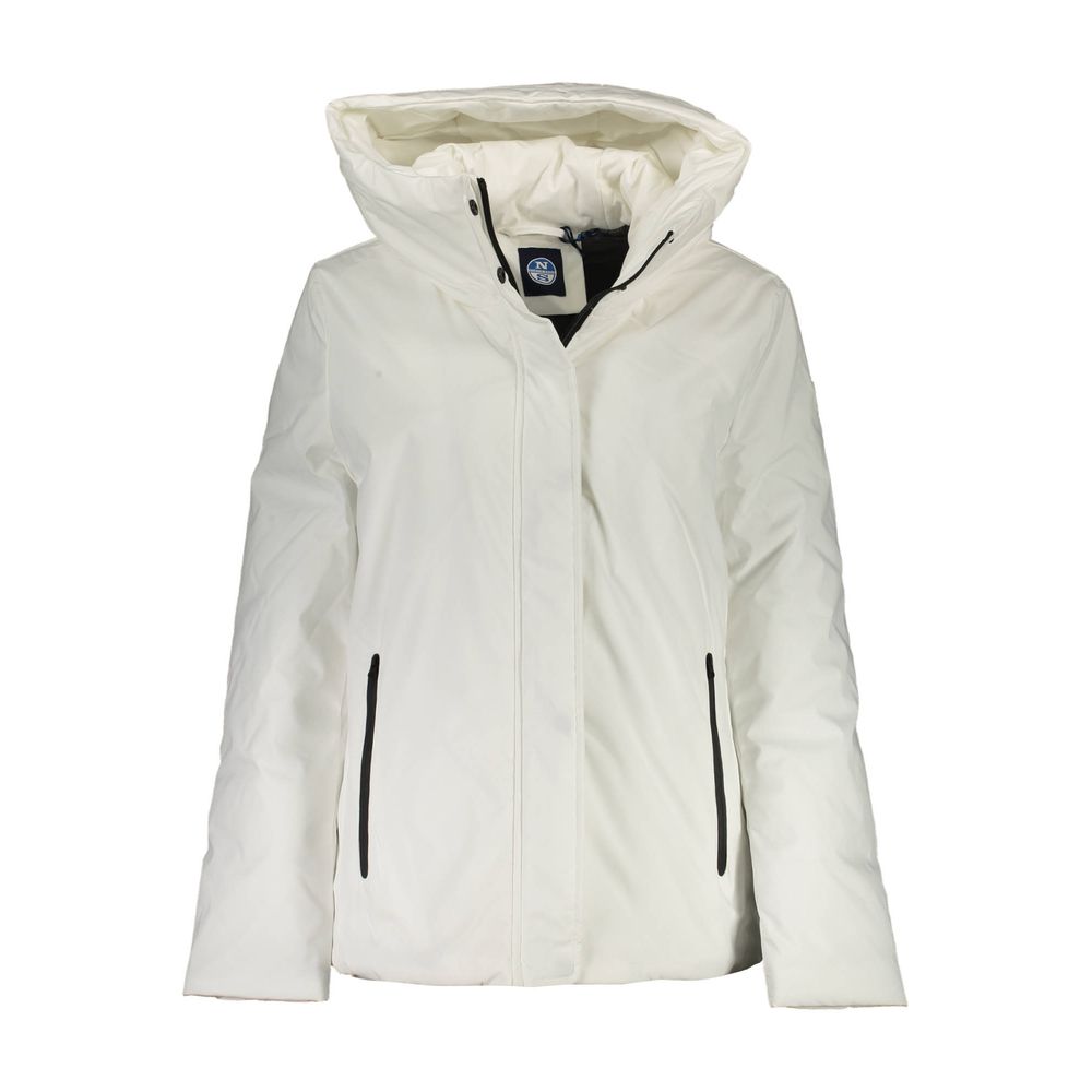 Γυναικείο μπουφάν North Sails White Polyester