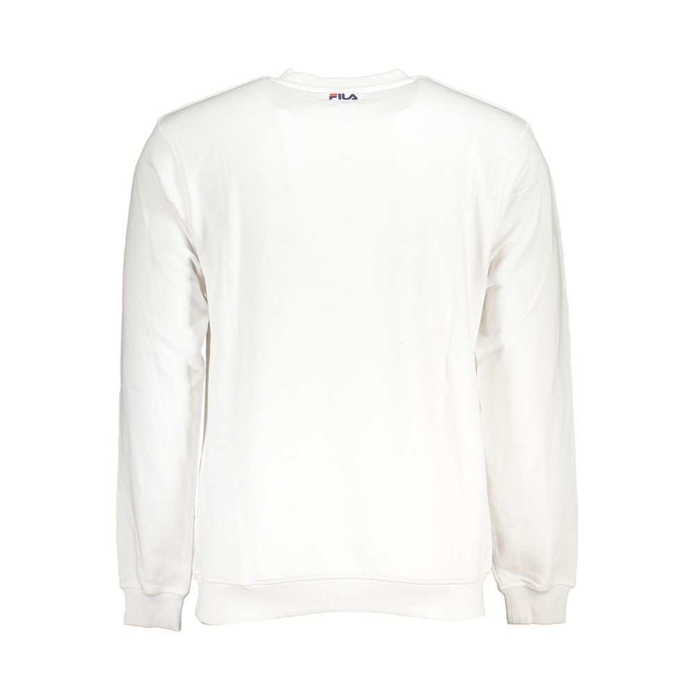 Φούτερ Fila Classic Crew Fleece με λαιμόκοψη σε λευκό