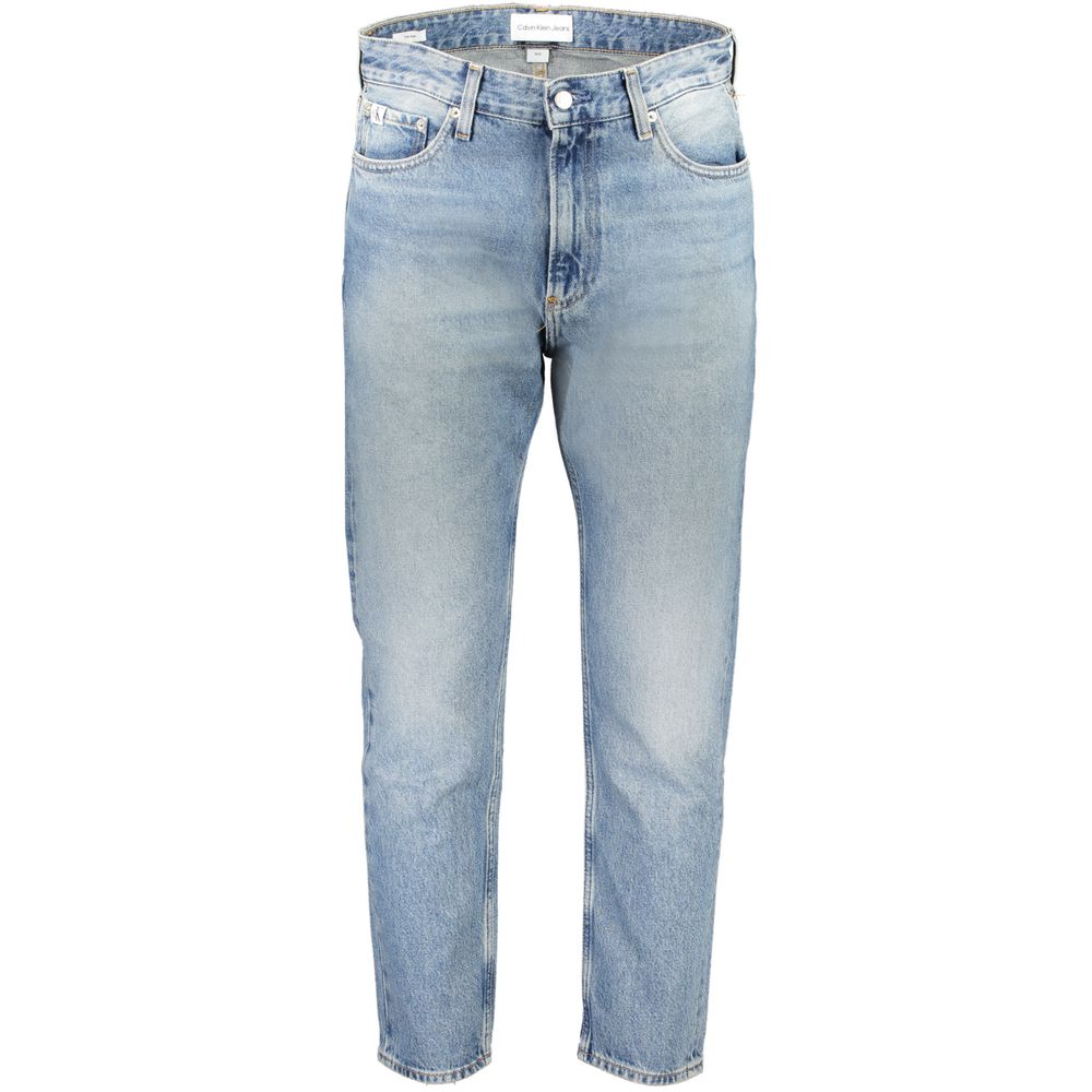 Calvin Klein Light Blue Cotton Jeans &amp; Pant