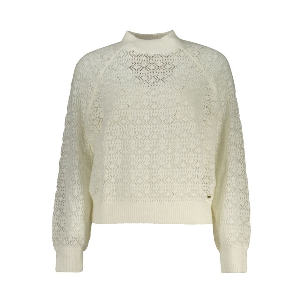 Πουλόβερ Guess Jeans White Alpaca