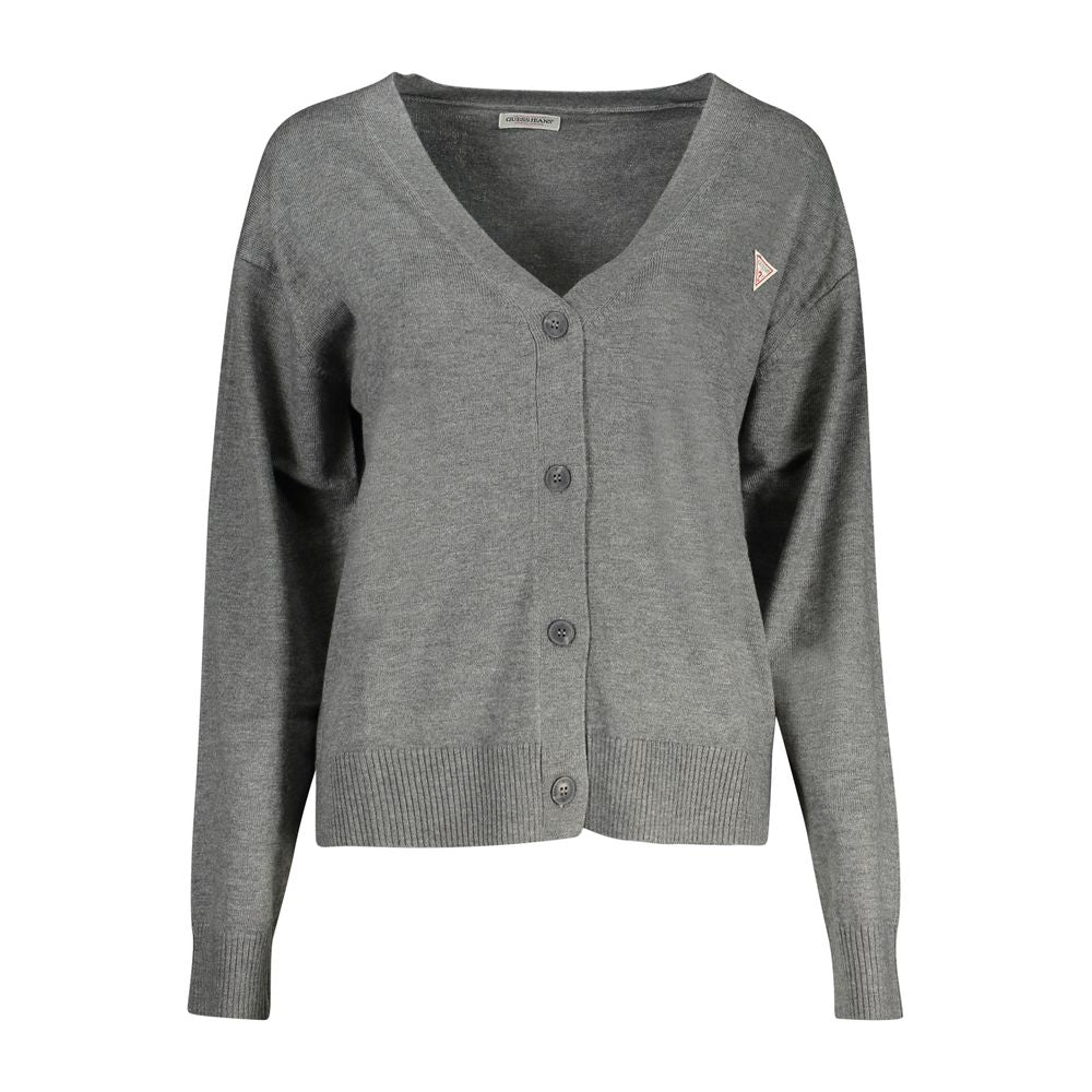 Πουλόβερ Guess Jeans Grey Polyester