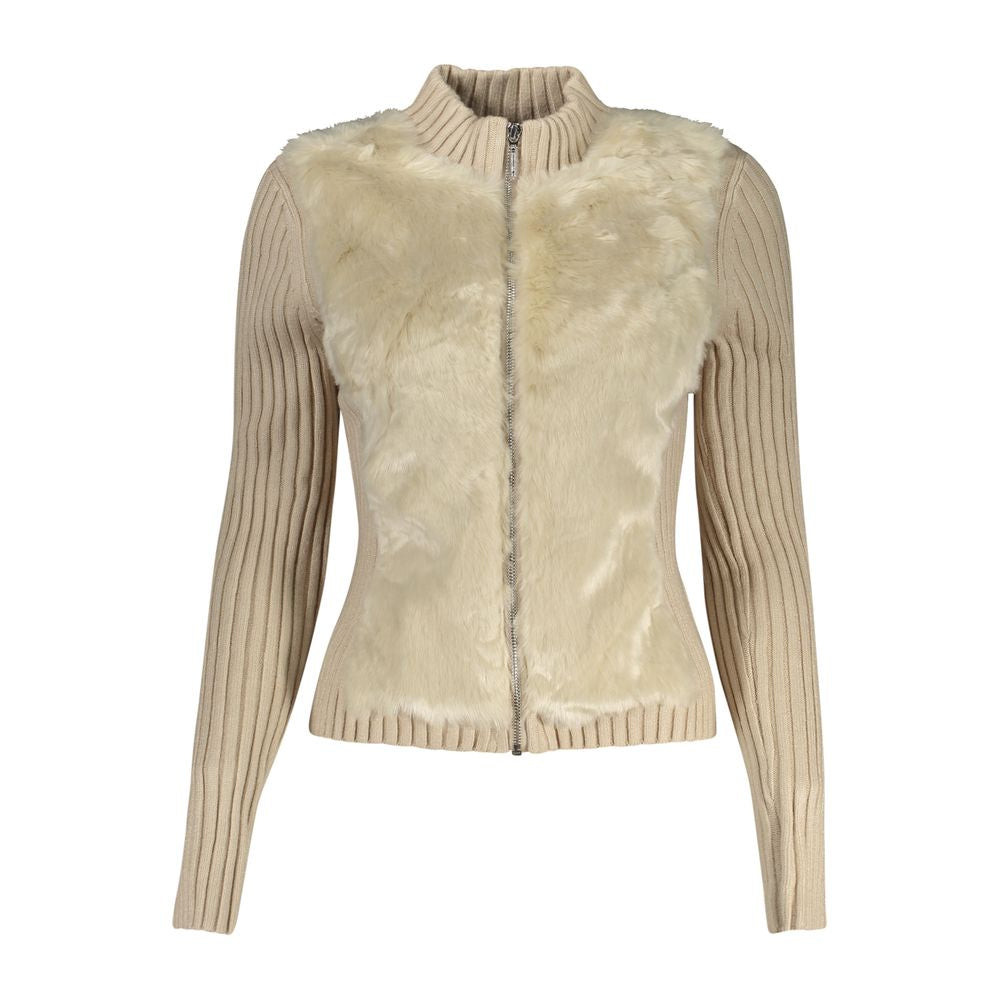 Πουλόβερ Guess Jeans Beige Polyester
