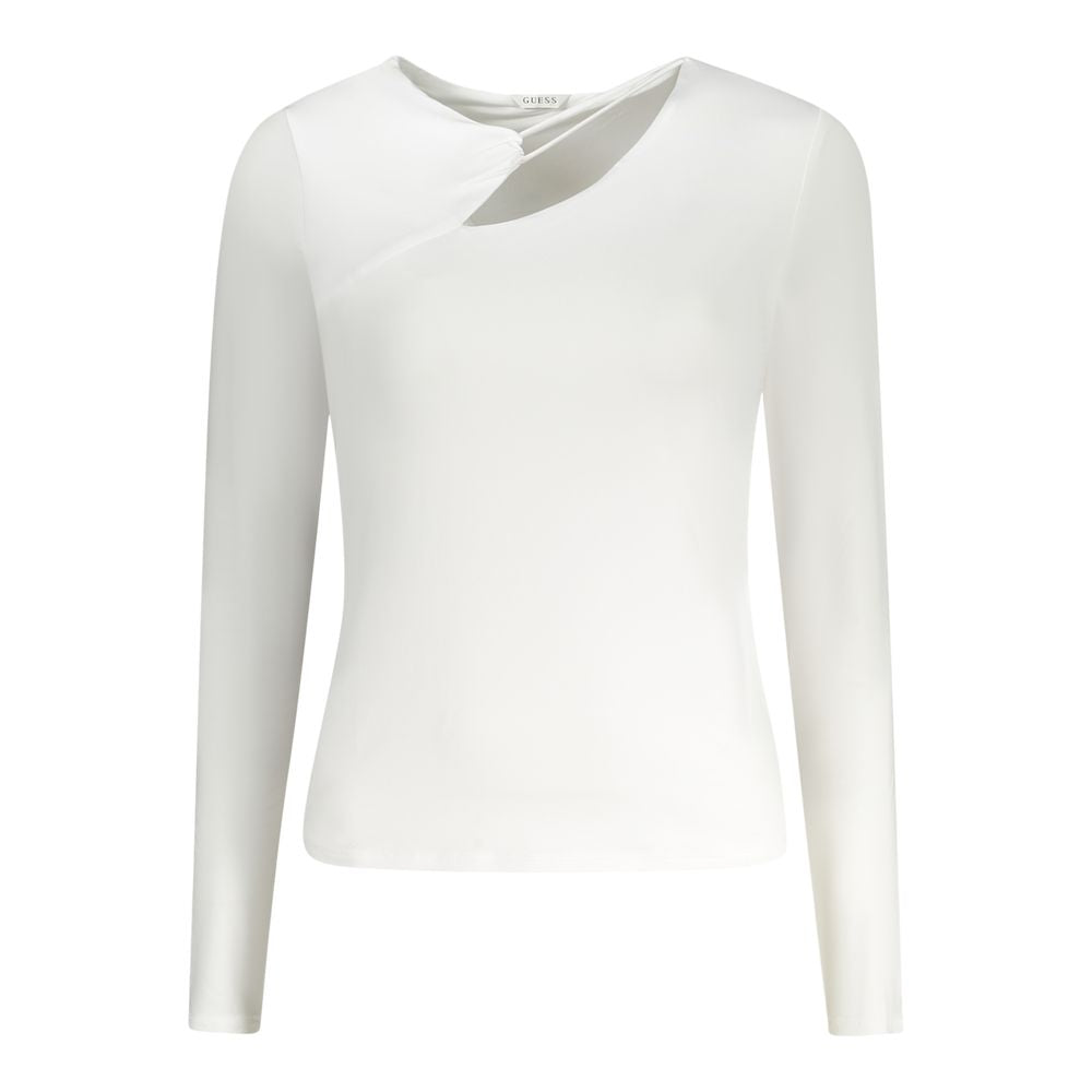 Γυναικείο μπλουζάκι Guess Jeans White Polyester
