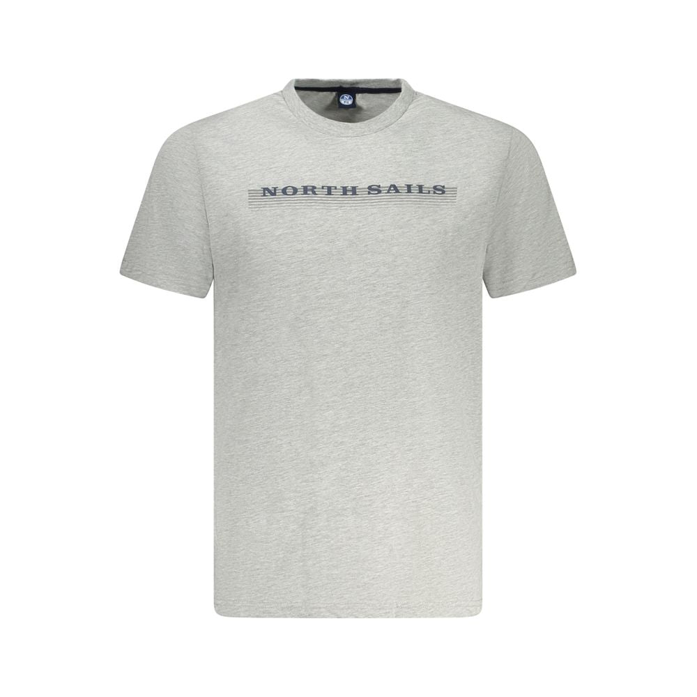 Ανδρικό μπλουζάκι North Sails Grey Cotton