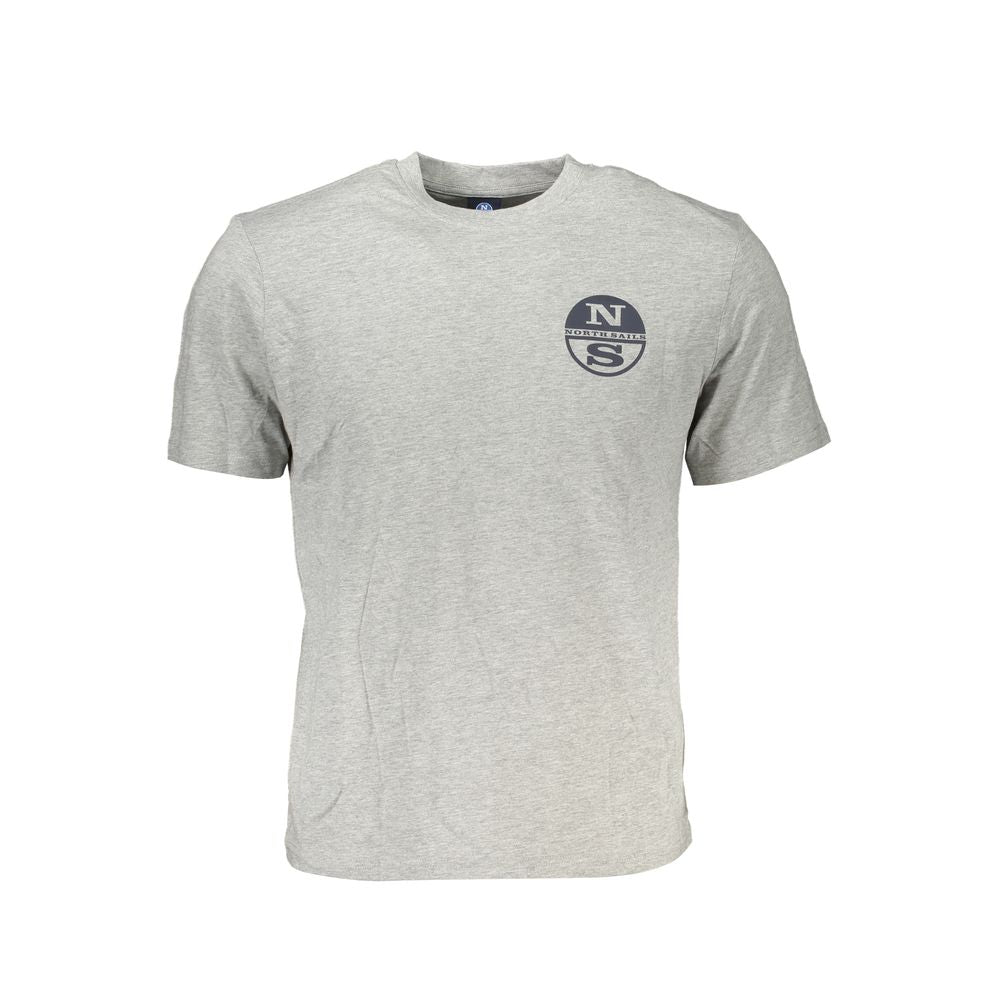 North Sails Brown Cotton Men T-Shirt