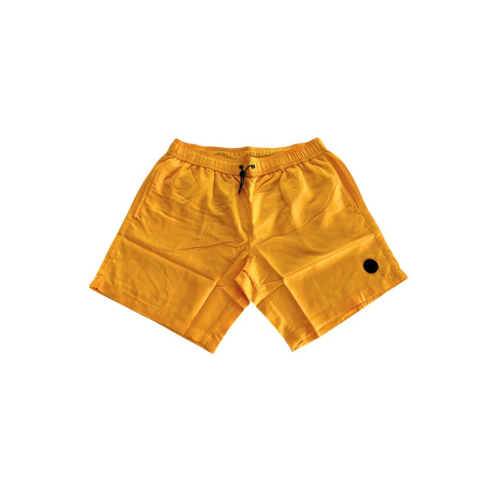 Trussardi Beachwear Yellow Polyester Men Swim Short