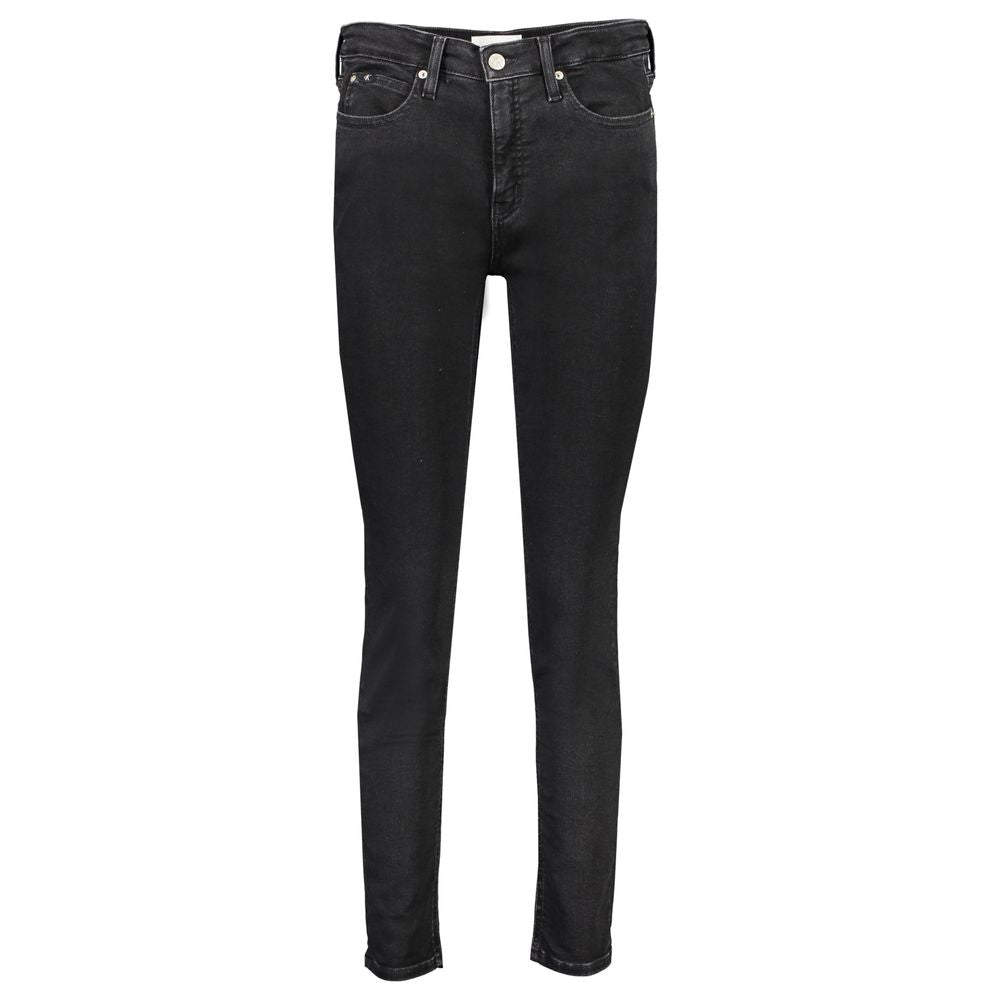 Calvin Klein Black Cotton Jeans &amp; Pant
