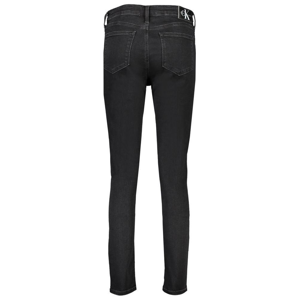 Calvin Klein Black Cotton Jeans &amp; Pant