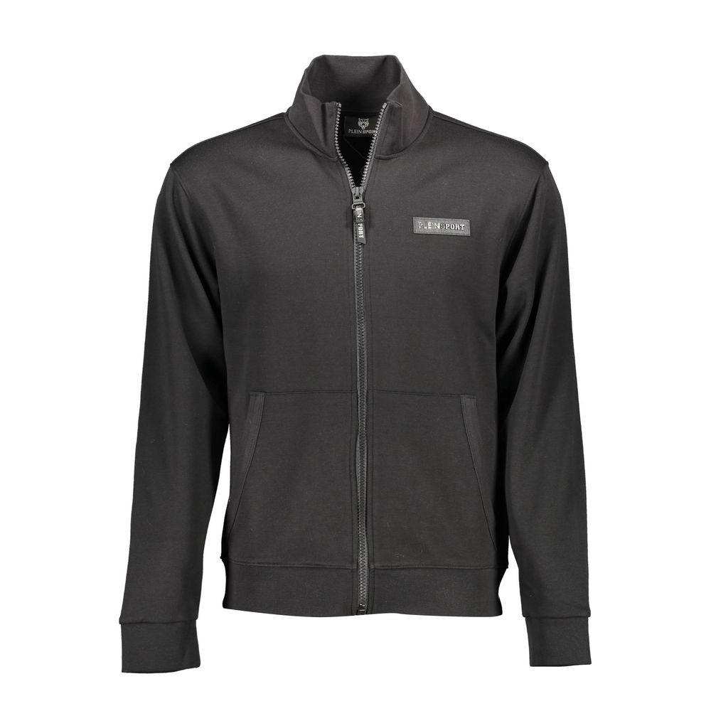 Plein Sport Black Cotton Sweater