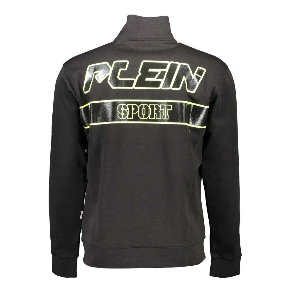 Plein Sport Black Cotton Sweater