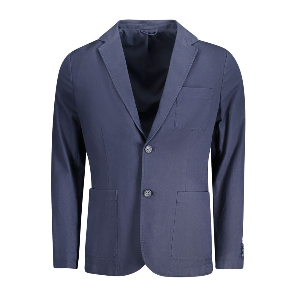 Ανδρικό μπουφάν Guess Jeans Blue Cotton