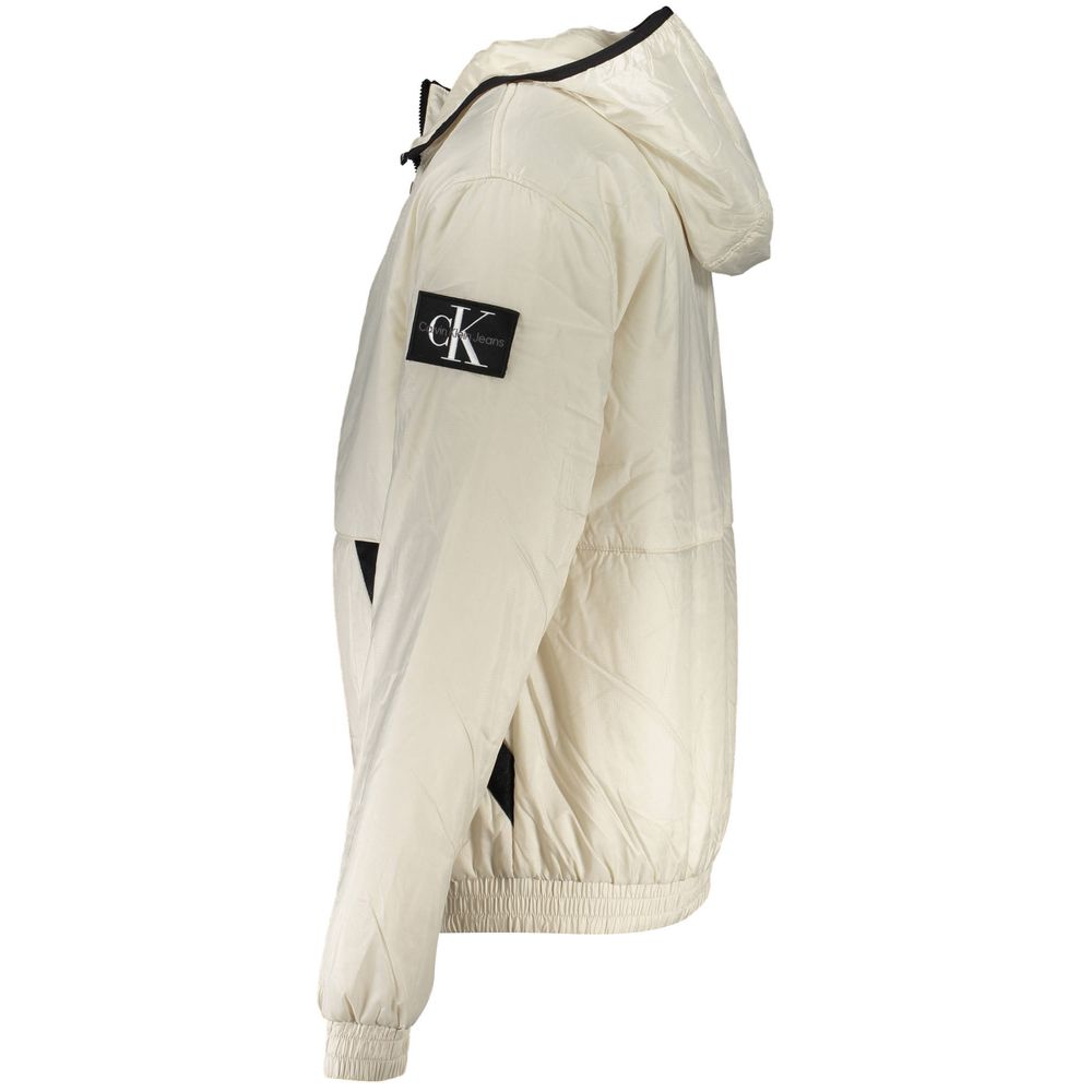 Calvin Klein Elegant Beige Hooded Jacket – Διαχρονικά Εξωτερικά Ενδύματα