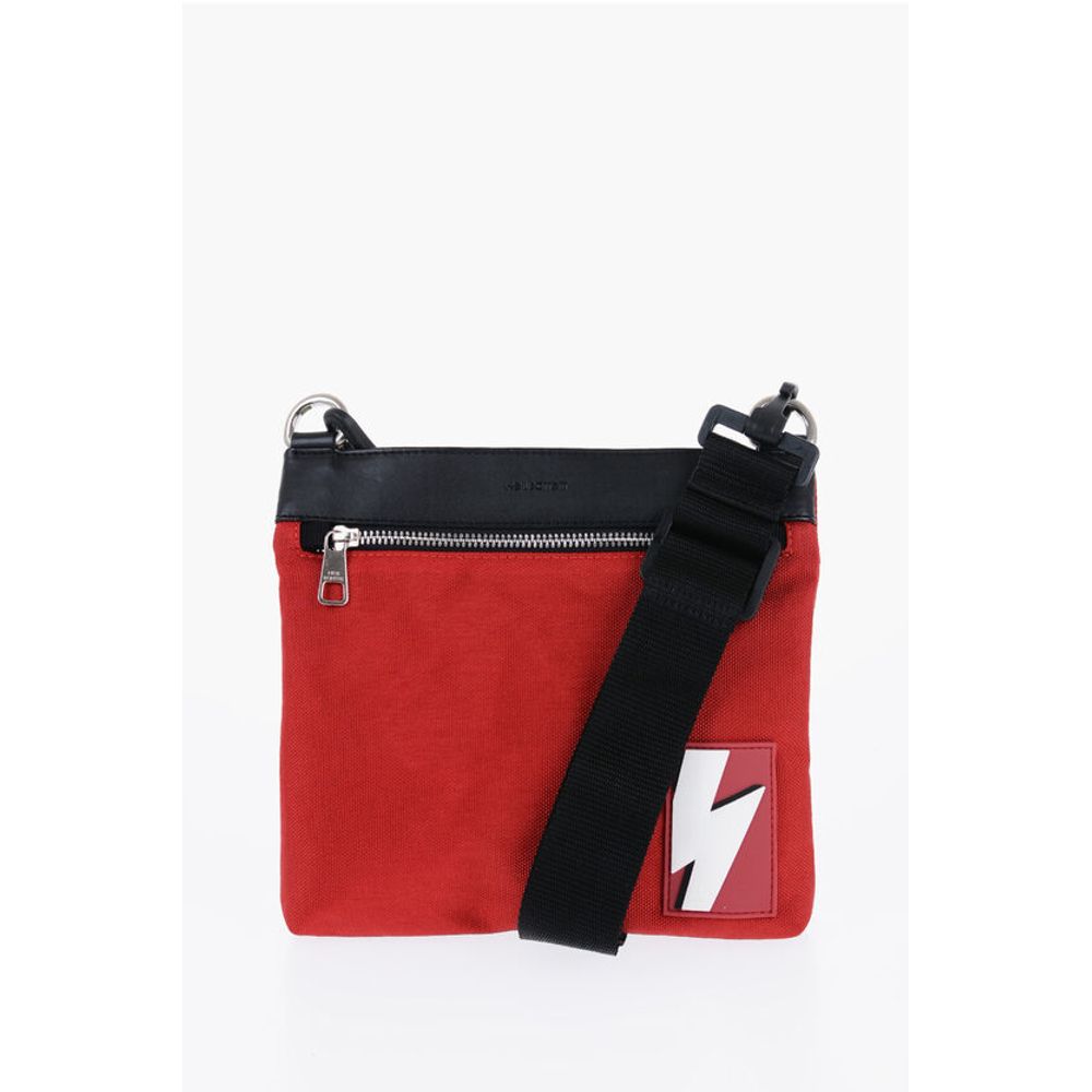 Neil Barrett Bicolor Nylon Shoulder Bag