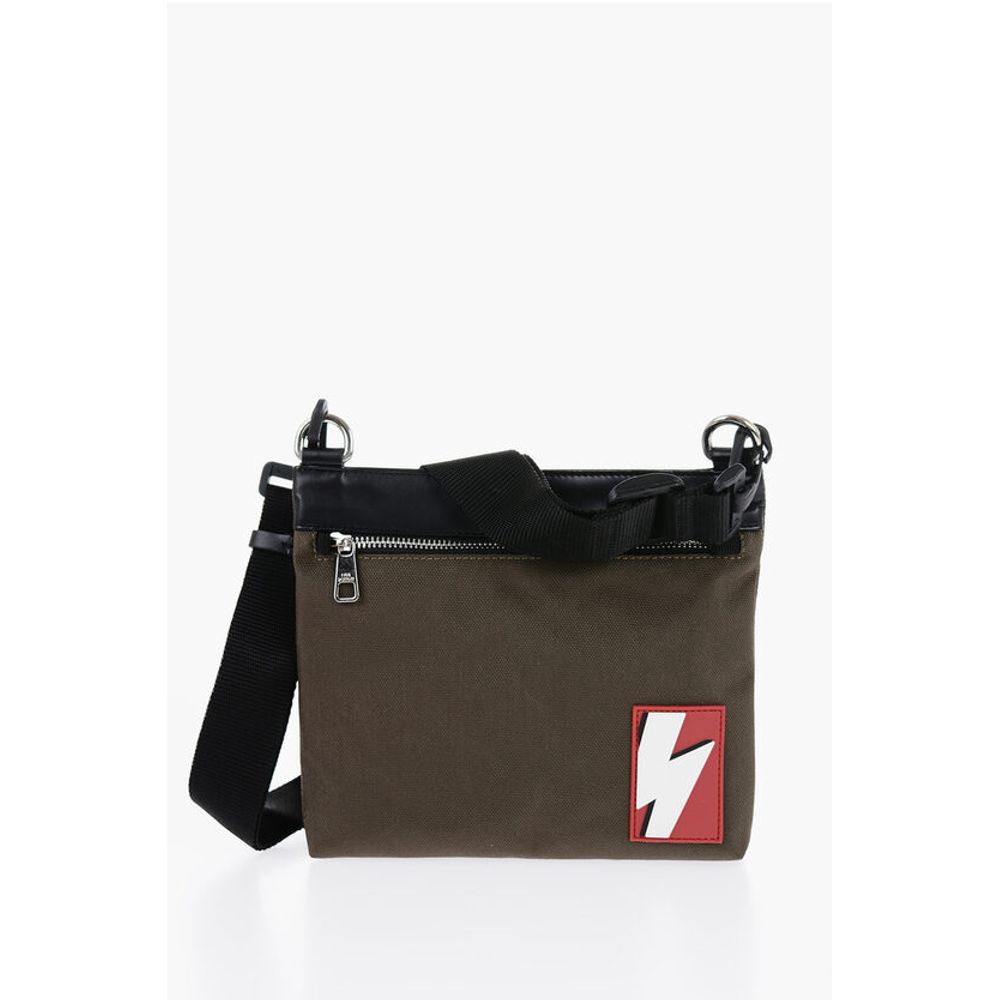 Neil Barrett Green Nylon Shoulder Bag