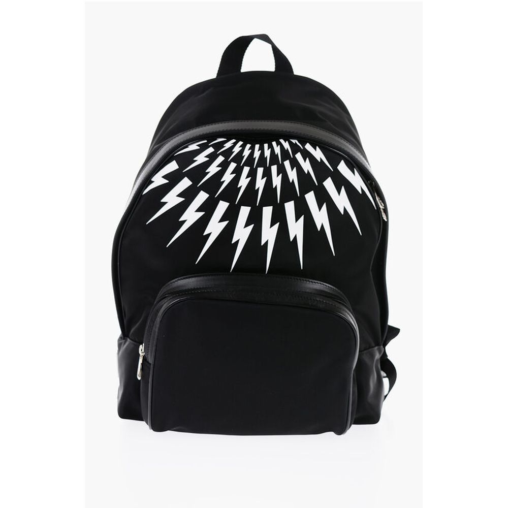 Neil Barrett Black Polyamide Backpack