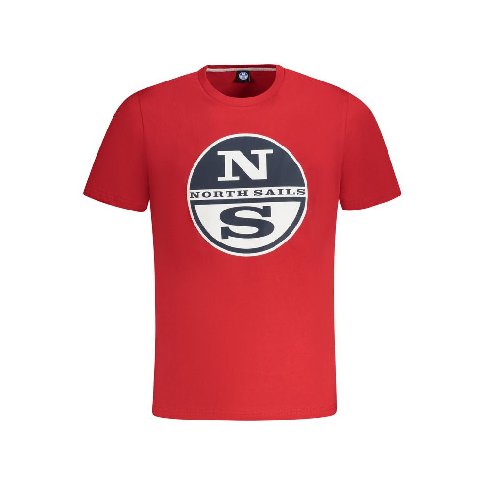 Ανδρικό T-shirt North Sails Red Cotton