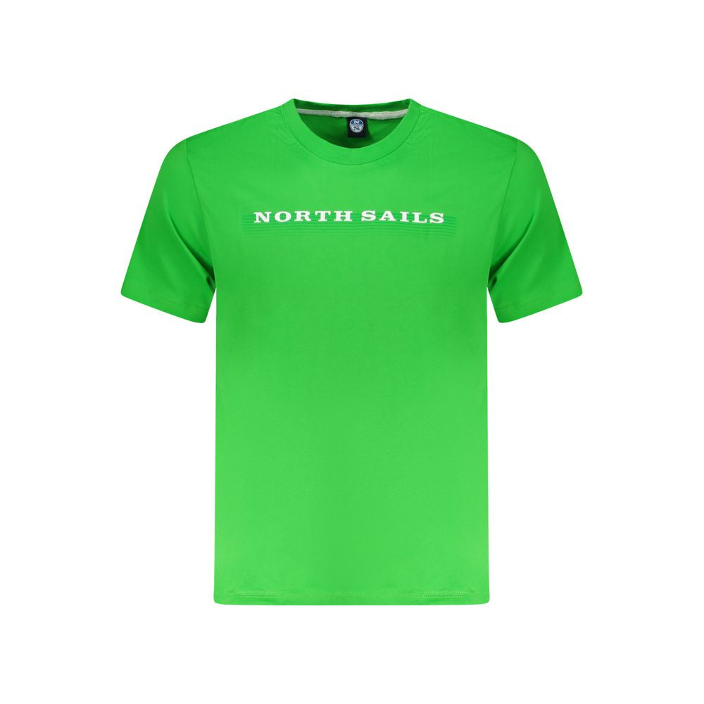 Ανδρικό μπλουζάκι North Sails Green Cotton