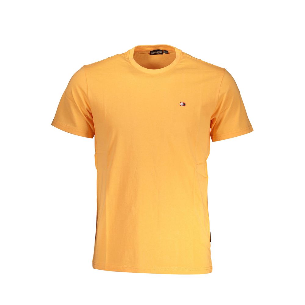 Napapijri Orange Cotton T-Shirt