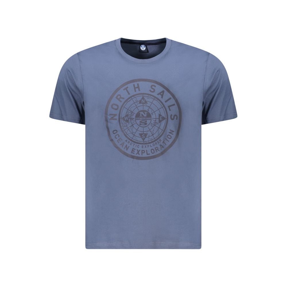 Ανδρικό μπλουζάκι North Sails Blue Cotton