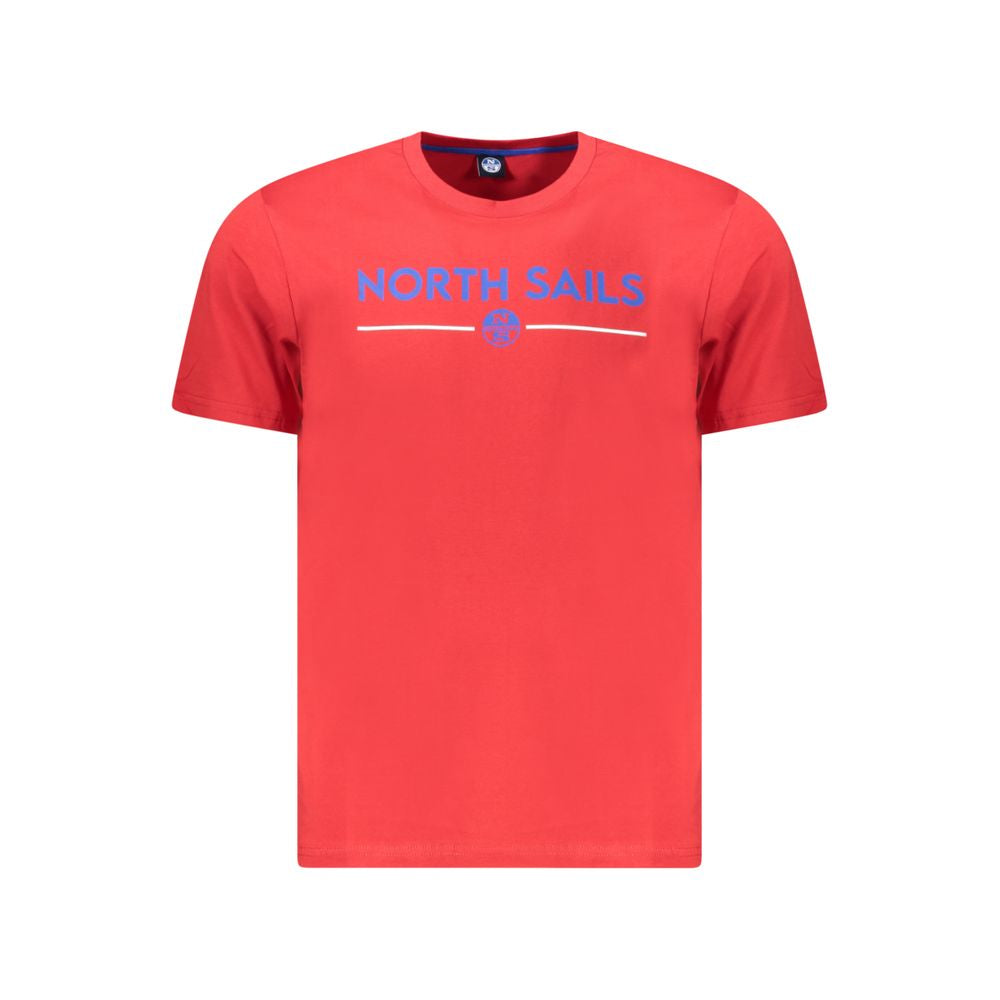 Ανδρικό T-shirt North Sails Red Cotton