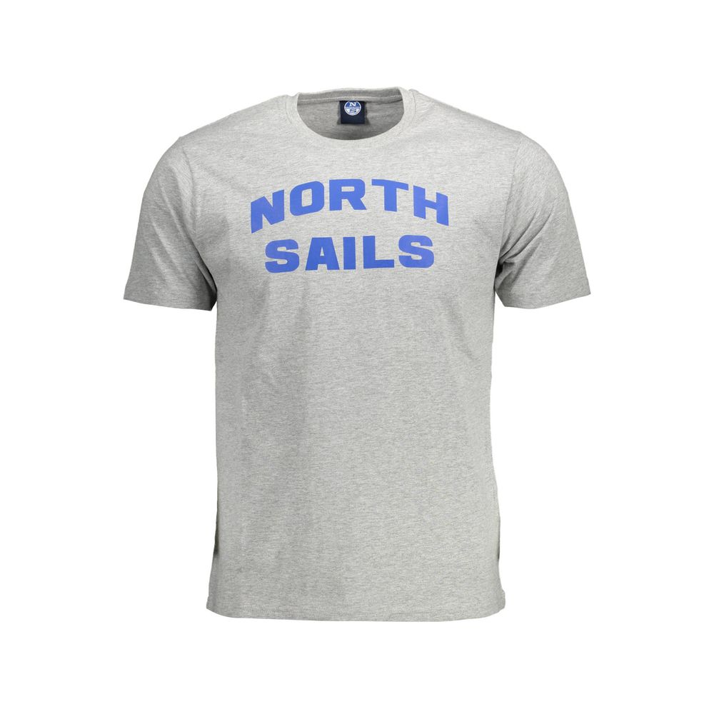 Ανδρικό μπλουζάκι North Sails Grey Cotton