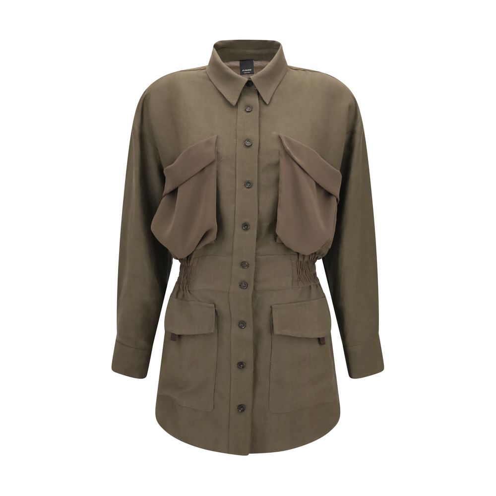 PINKO Linen Shirt Jacket