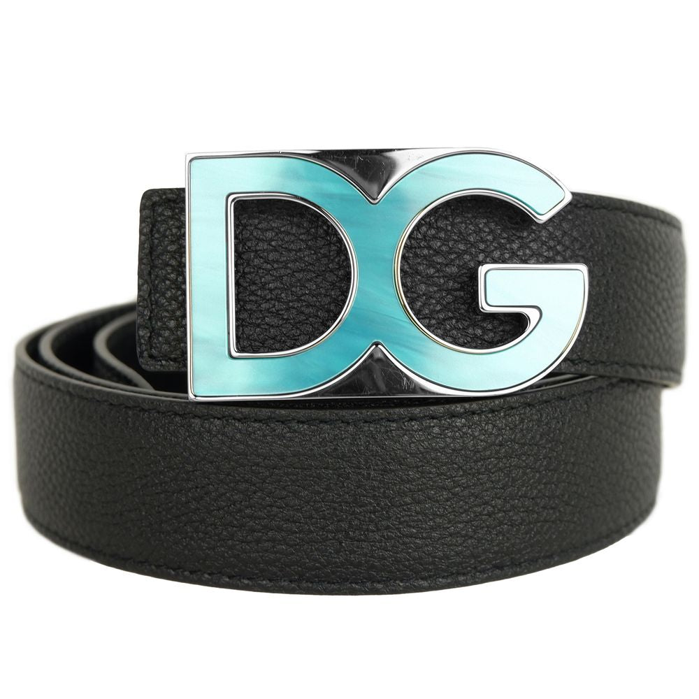 Dolce & Gabbana Black Calfskin Belt