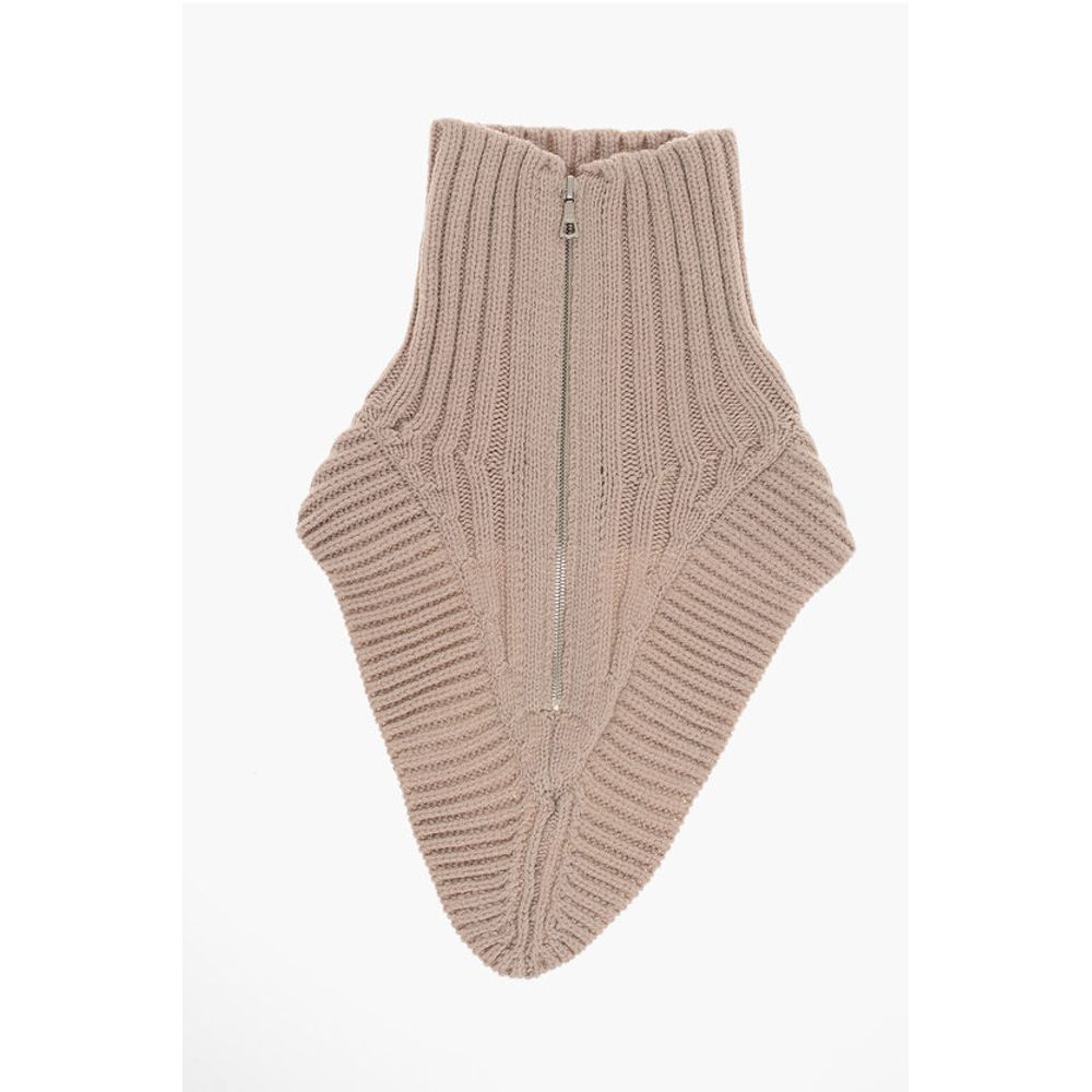 Dries Van Noten Virgin Wool MORRISO Collar with Front Zip