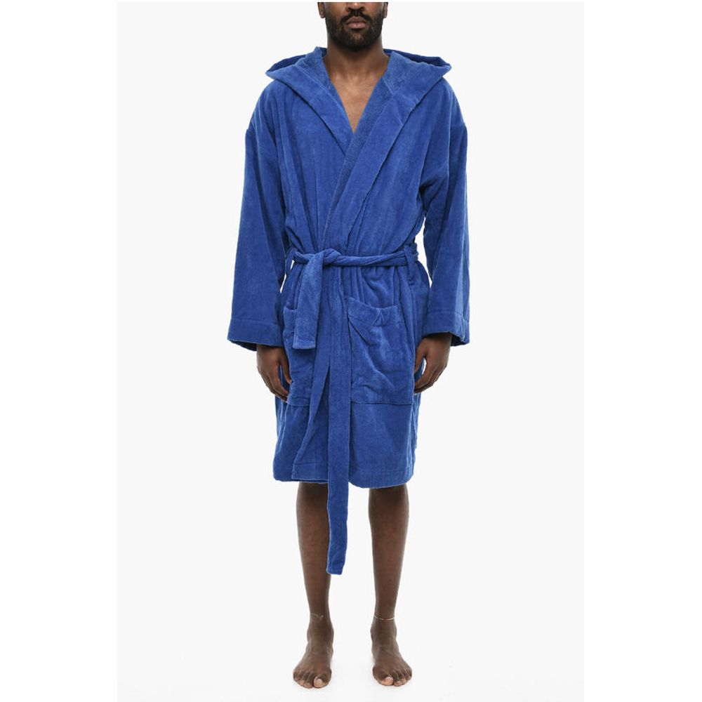 Dsquared² Terry Cottton Bathrobe with Belt