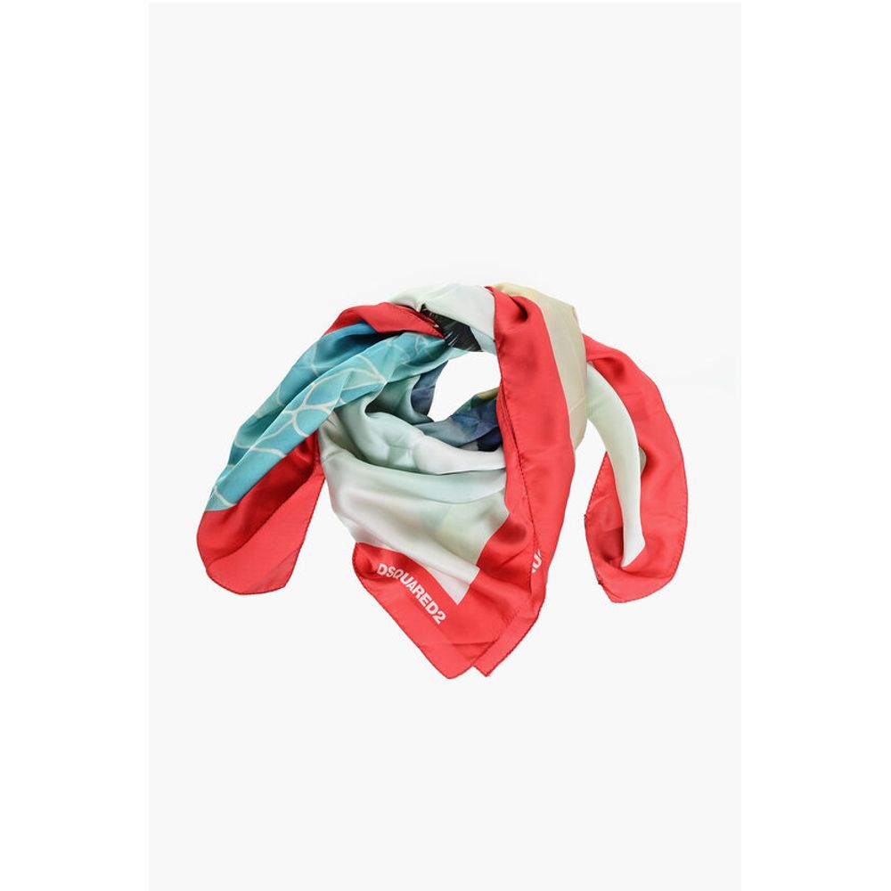 Dsquared² Patterned Silk Foulard