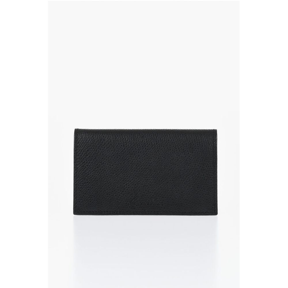 Corneliani Saffiano Leather Bifold Card Holder