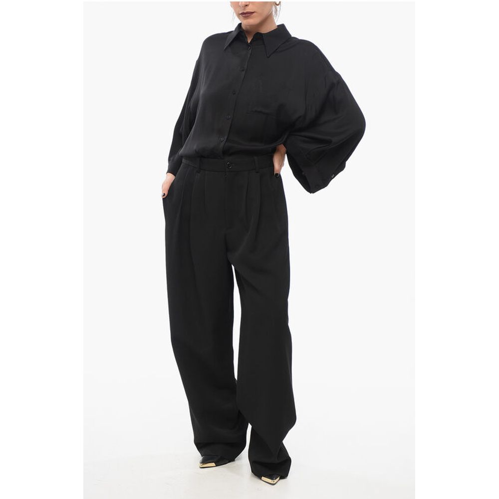 The Row Pleated Wide Leg Pants