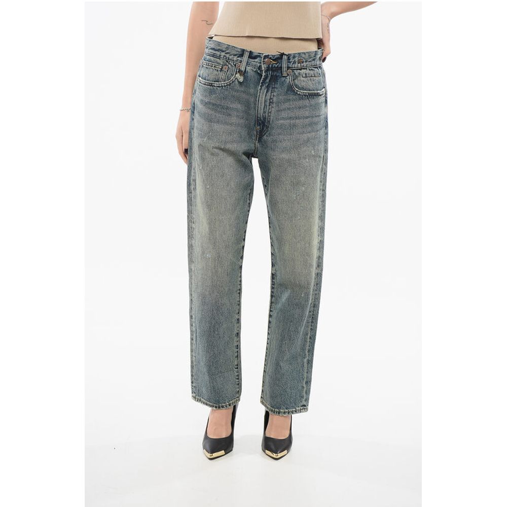 R13 Vintage Wash CLINTON Regular Fit Denims 21cm