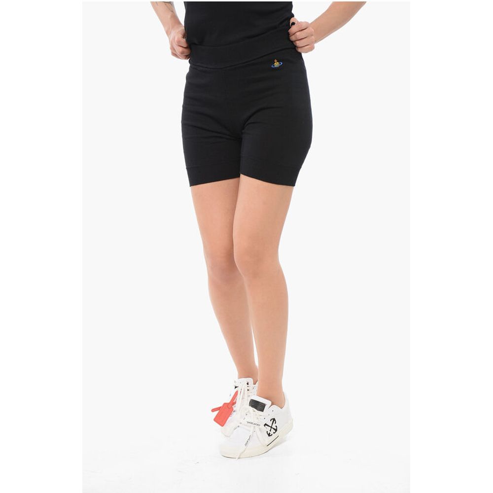 Vivienne Westwood Knitted BEA Shorts with Embroidered Logo