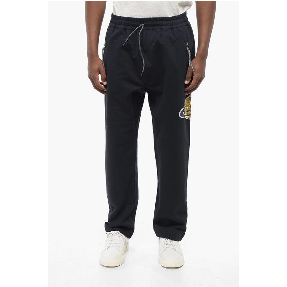 Vivienne Westwood Brushed Cotton TIME MACHINE Sweatpants with Printed Logo