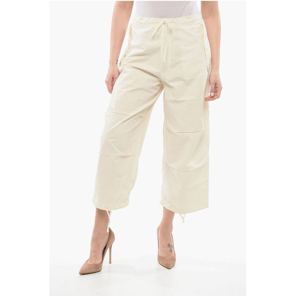 Autry Solid Color Nylon Pants with Adjustable Ankle